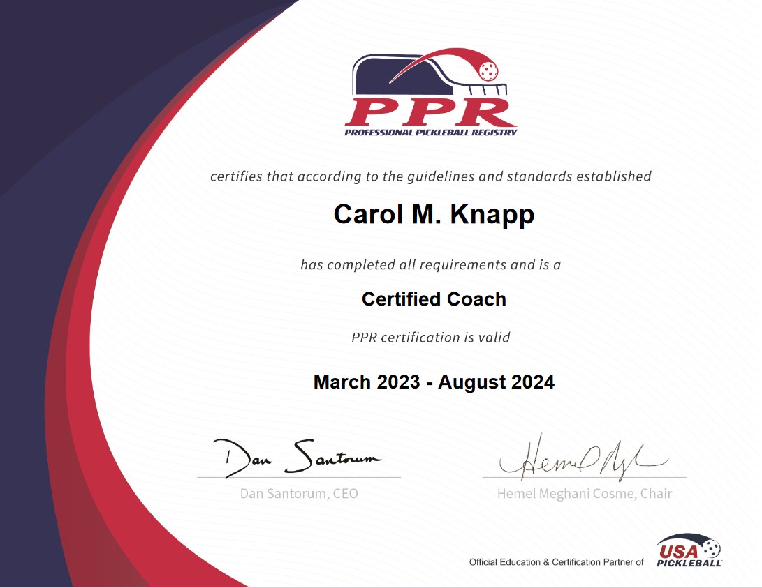 ppr certification